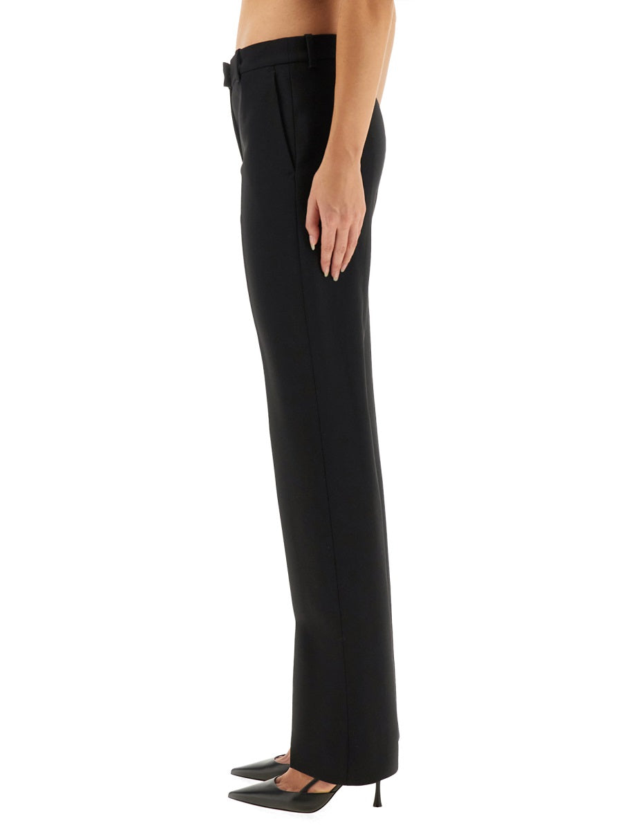 Alexander Mcqueen Women Wool Gabardine Tailored Pants ALEXANDER MCQUEEN