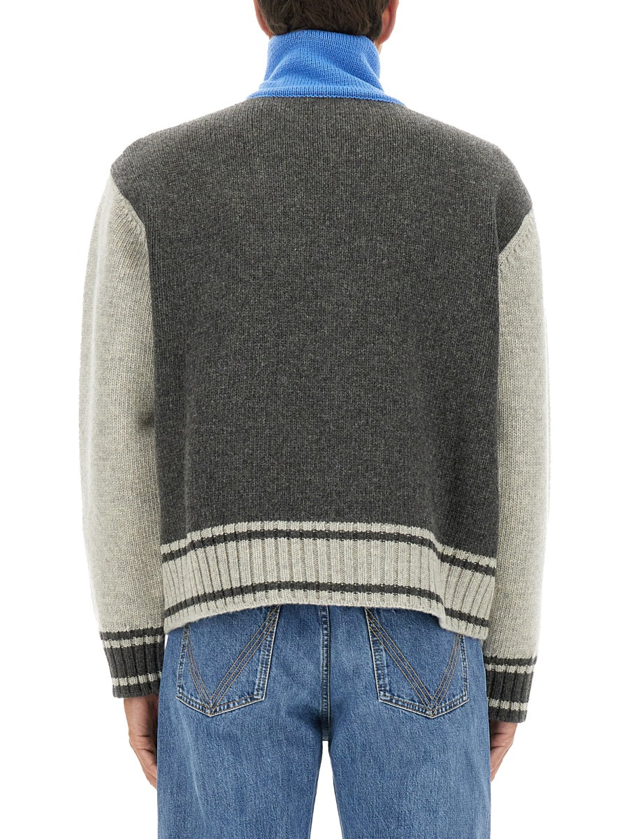 Bottega Veneta Men Shirt With Zip. BOTTEGA VENETA