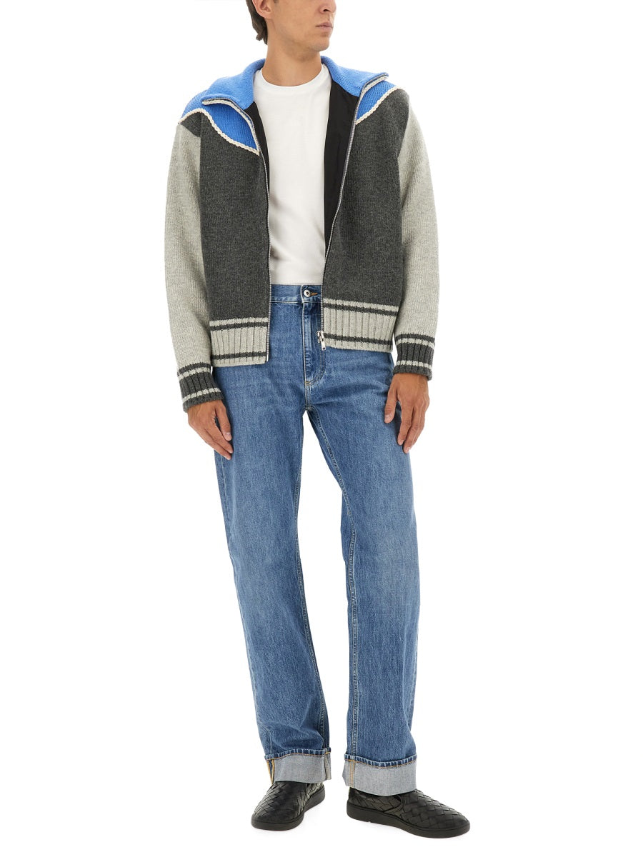 Bottega Veneta Men Shirt With Zip. BOTTEGA VENETA