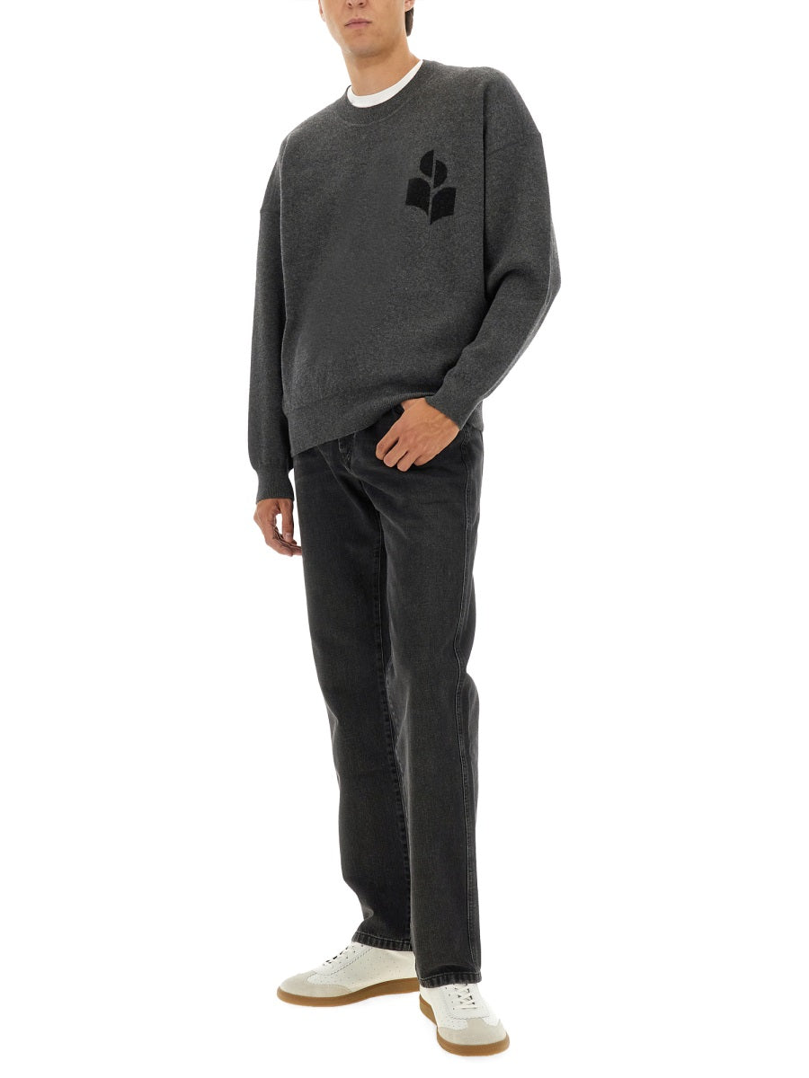 Marant Men Jersey With Logo ISABEL MARANT