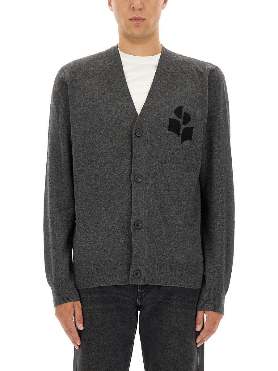 Marant Men Cardigan With Logo ISABEL MARANT