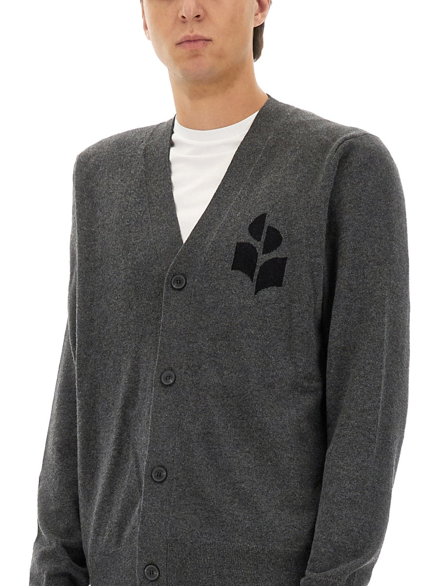 Marant Men Cardigan With Logo ISABEL MARANT