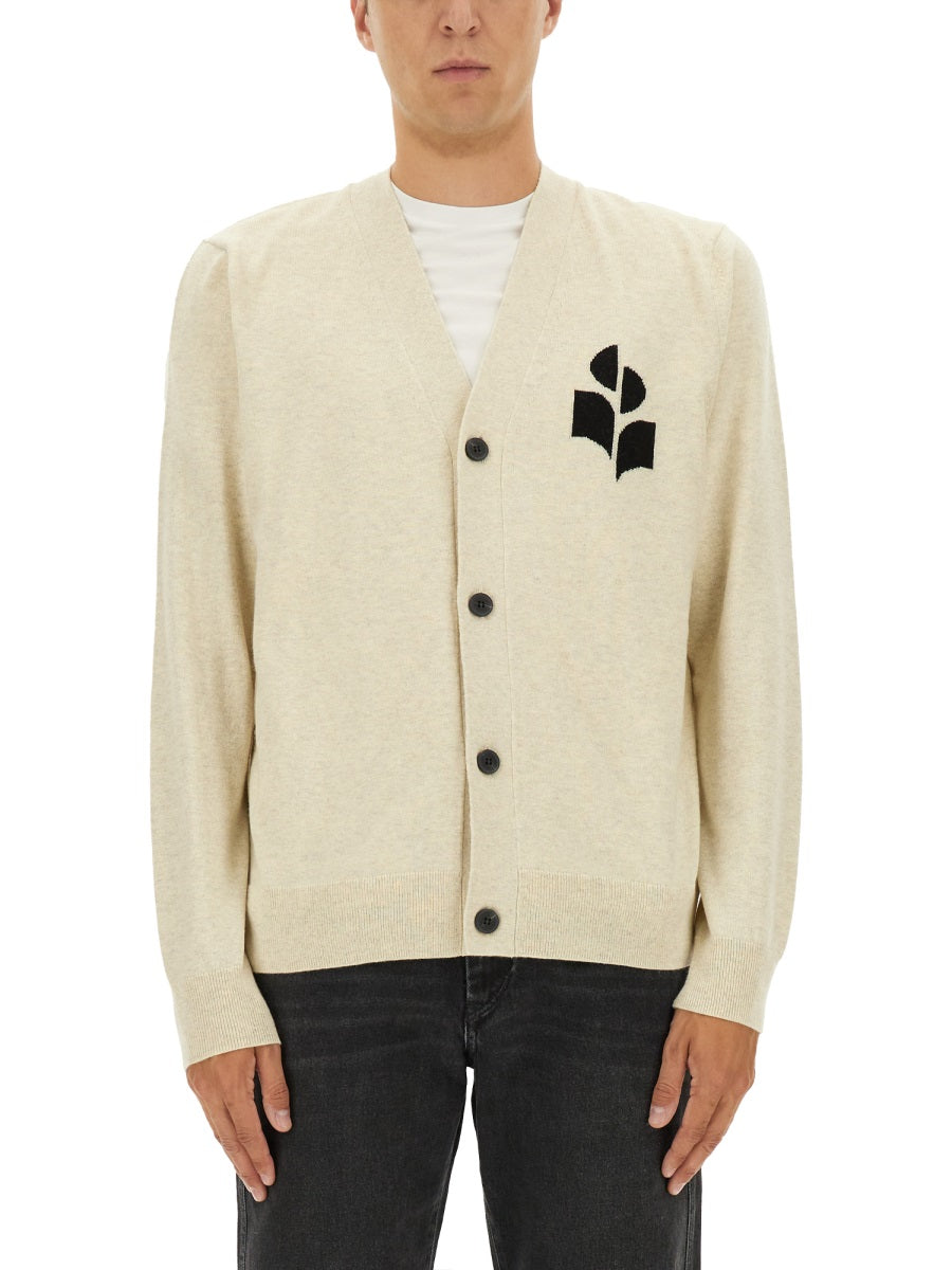 Marant Men Cardigan With Logo ISABEL MARANT