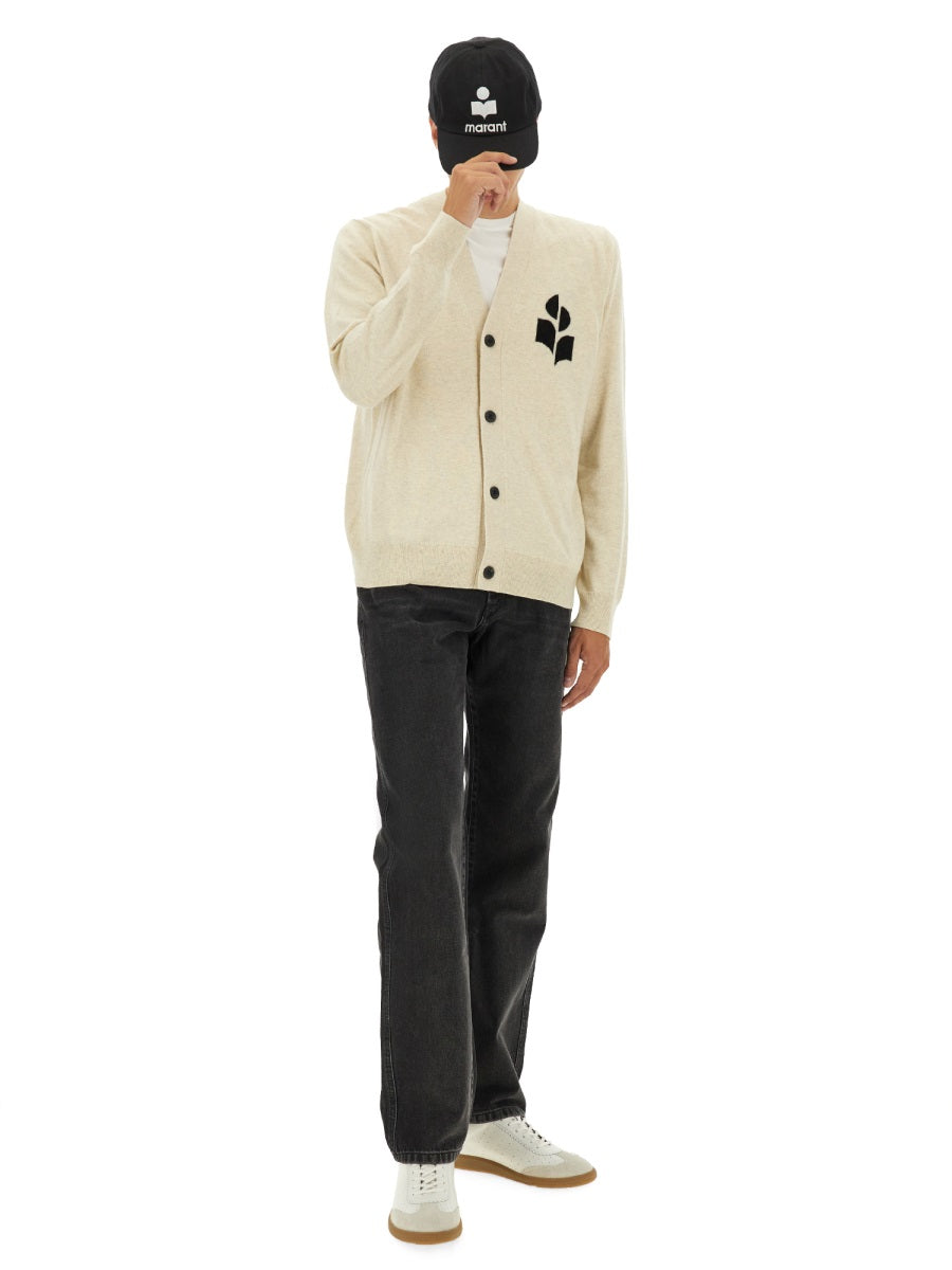 Marant Men Cardigan With Logo ISABEL MARANT