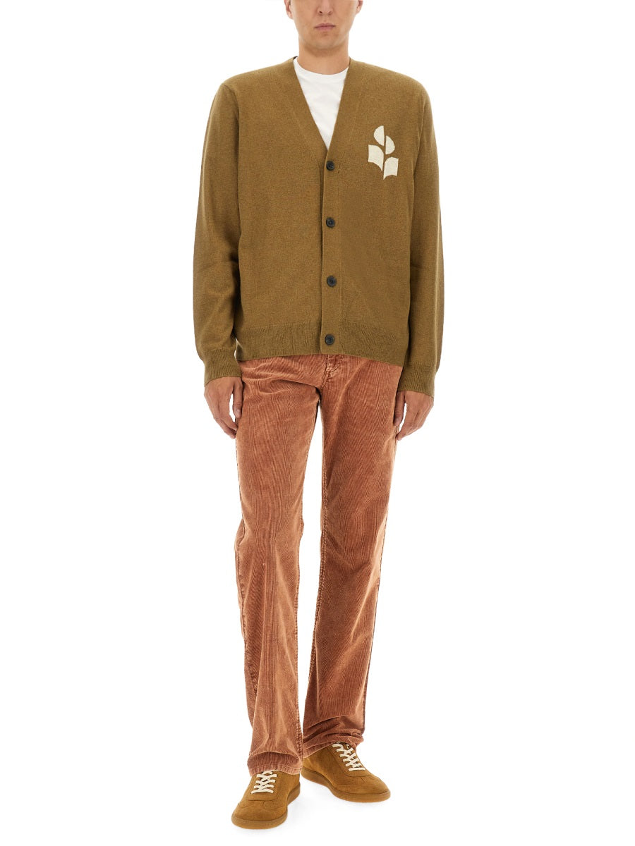 Marant Men Cardigan With Logo ISABEL MARANT