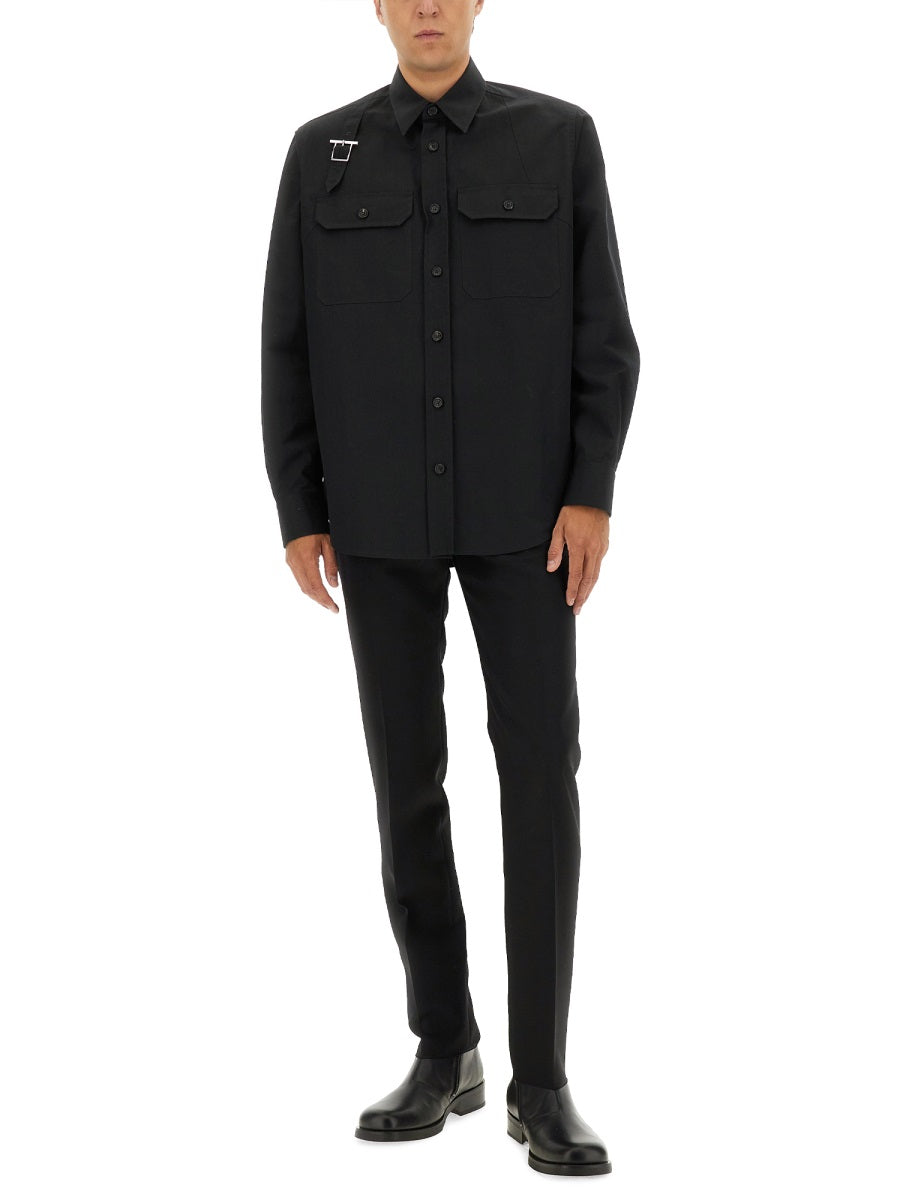 Alexander Mcqueen Men Wool Pants ALEXANDER MCQUEEN