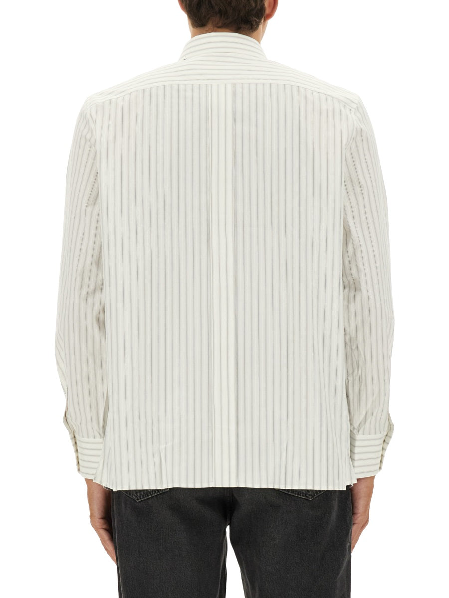 Saint Laurent Men Cassandre Striped Shirt SAINT LAURENT