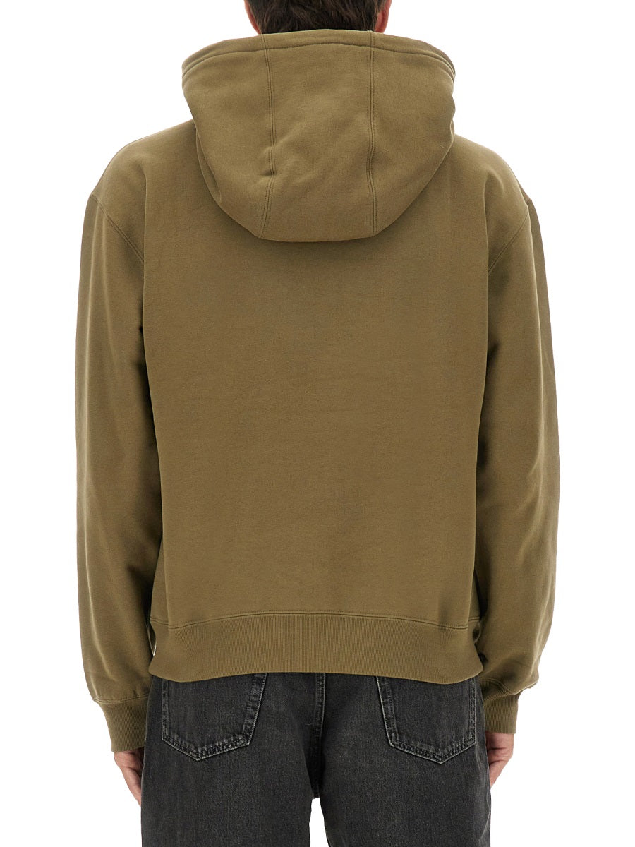 Saint Laurent Men Hooded Sweatshirt With Logo SAINT LAURENT