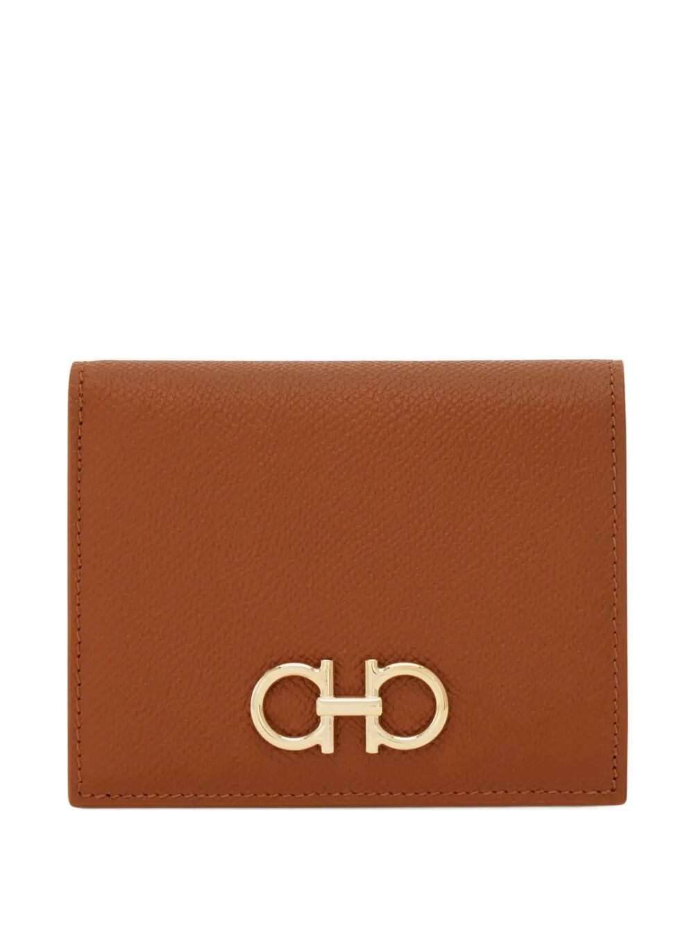 Ferragamo Women Gancini Hammered Leather Compact Wallet FERRAGAMO