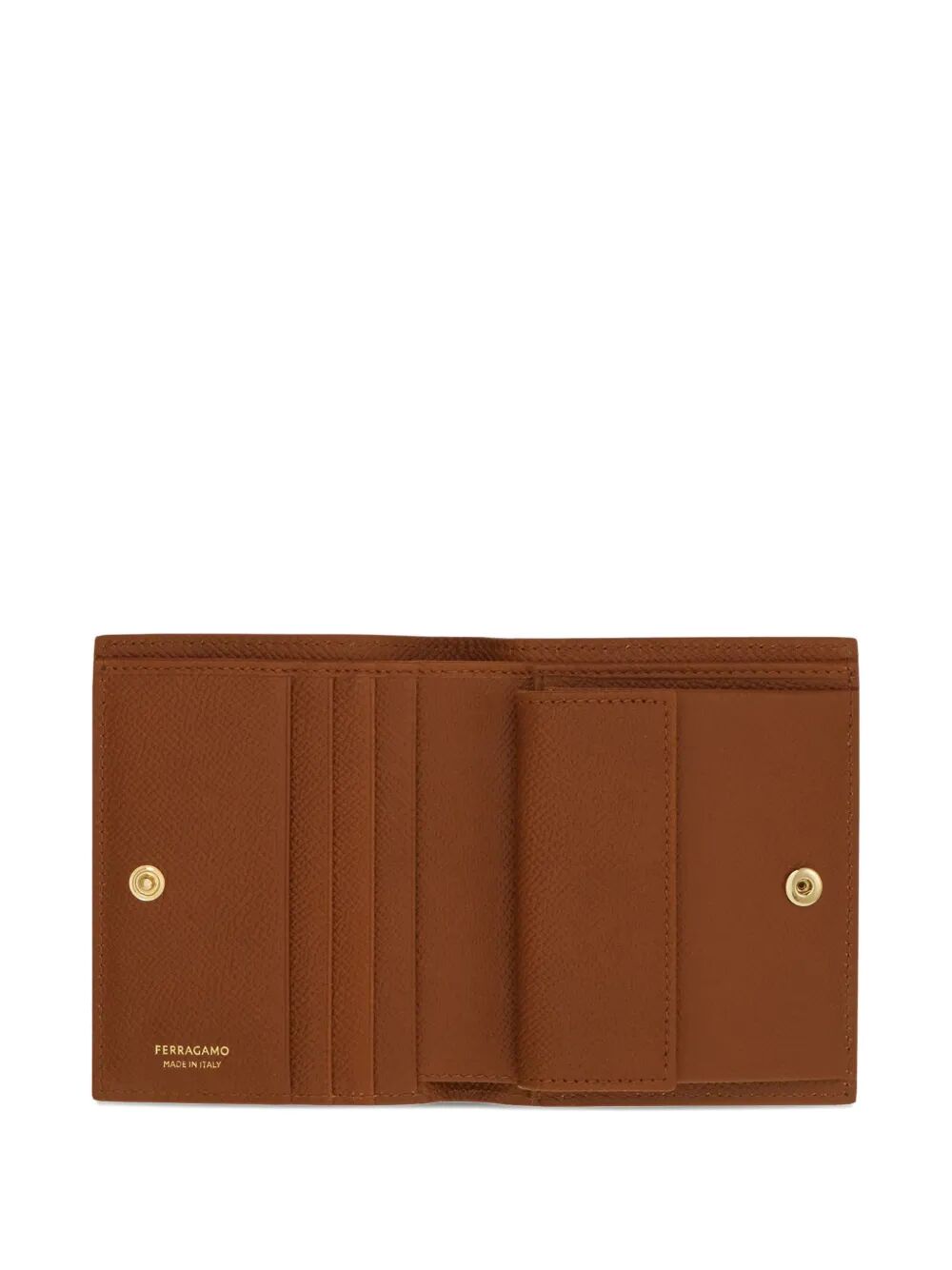 Ferragamo Women Gancini Hammered Leather Compact Wallet FERRAGAMO