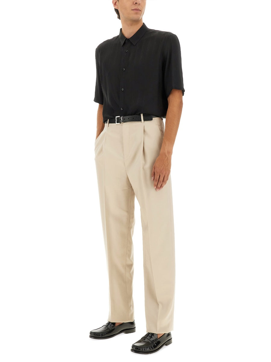 Saint Laurent Men Light Wool Pants SAINT LAURENT