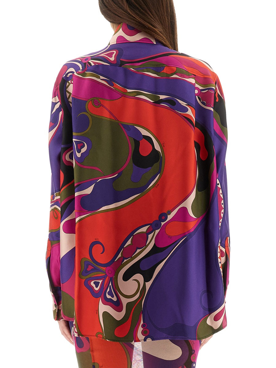 Pucci Women Orchid Print Shirt PUCCI