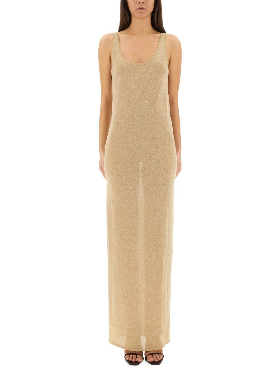 Saint Laurent Women Lurex Knit Dress SAINT LAURENT