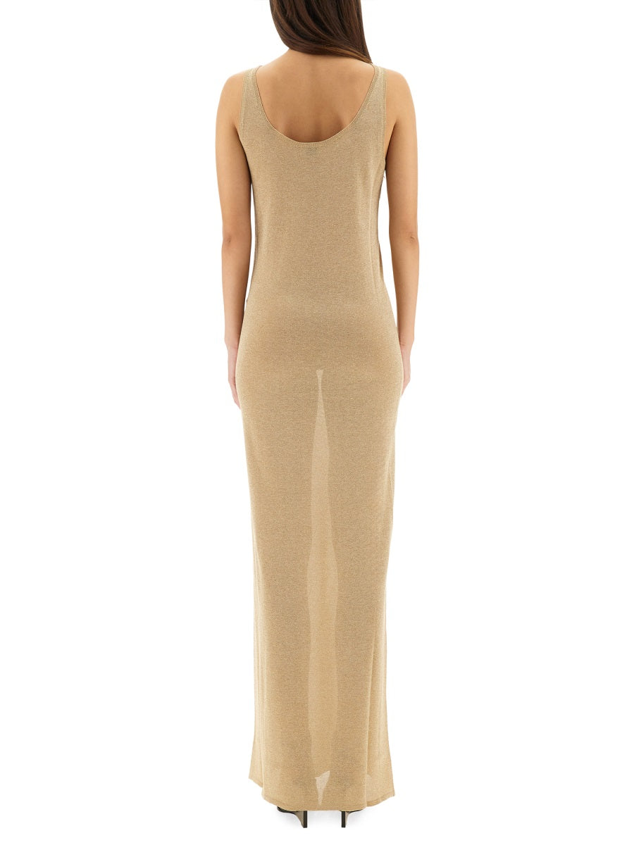 Saint Laurent Women Lurex Knit Dress SAINT LAURENT