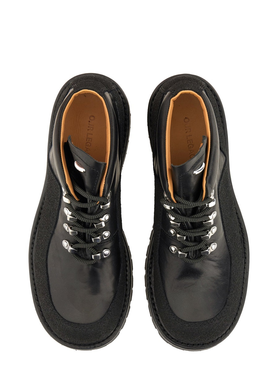 Our Legacy Men Leather "Quest" Shoe OUR LEGACY