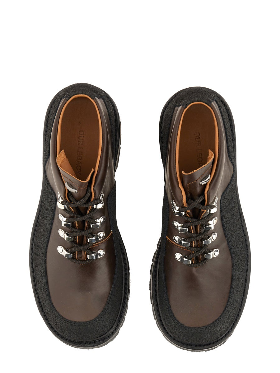 Our Legacy Men Leather "Quest" Shoe OUR LEGACY