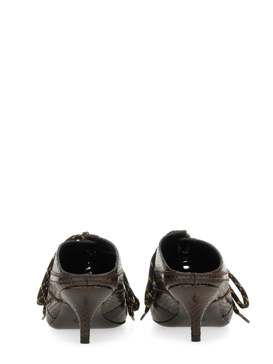 Dries Van Noten Women Leather Slip-On Mules DRIES VAN NOTEN