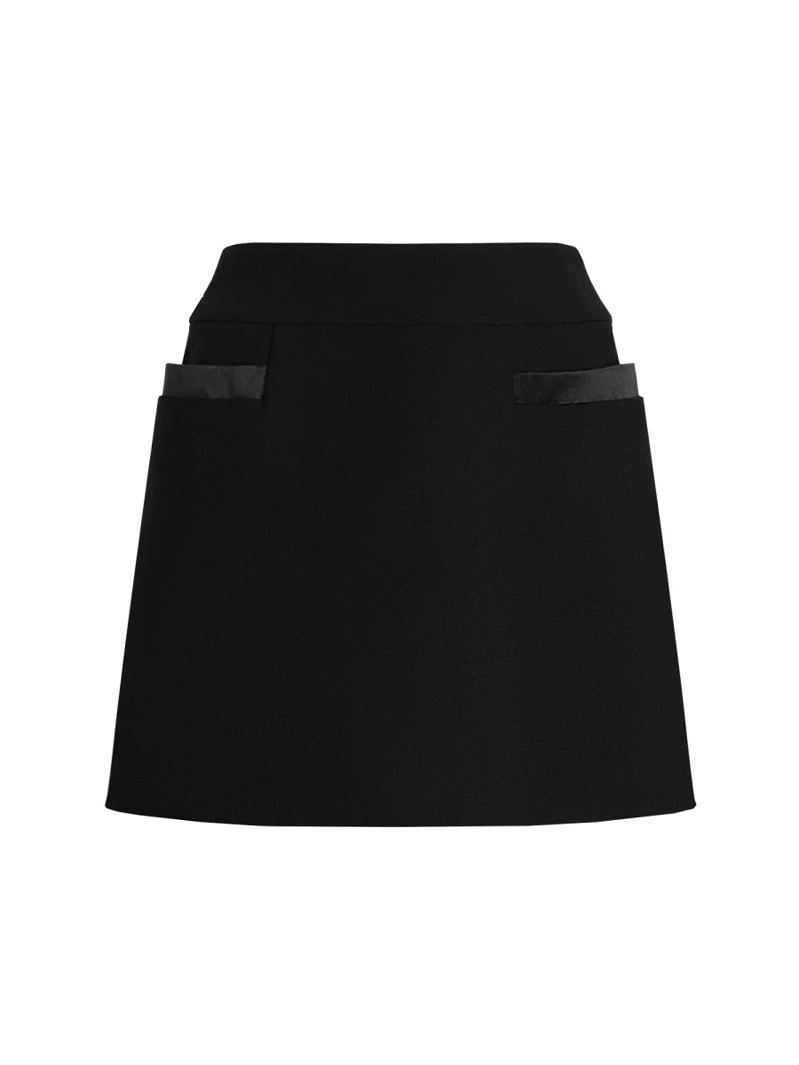 Dolce & Gabbana Women Double Crepe Basque Skirt DOLCE & GABBANA