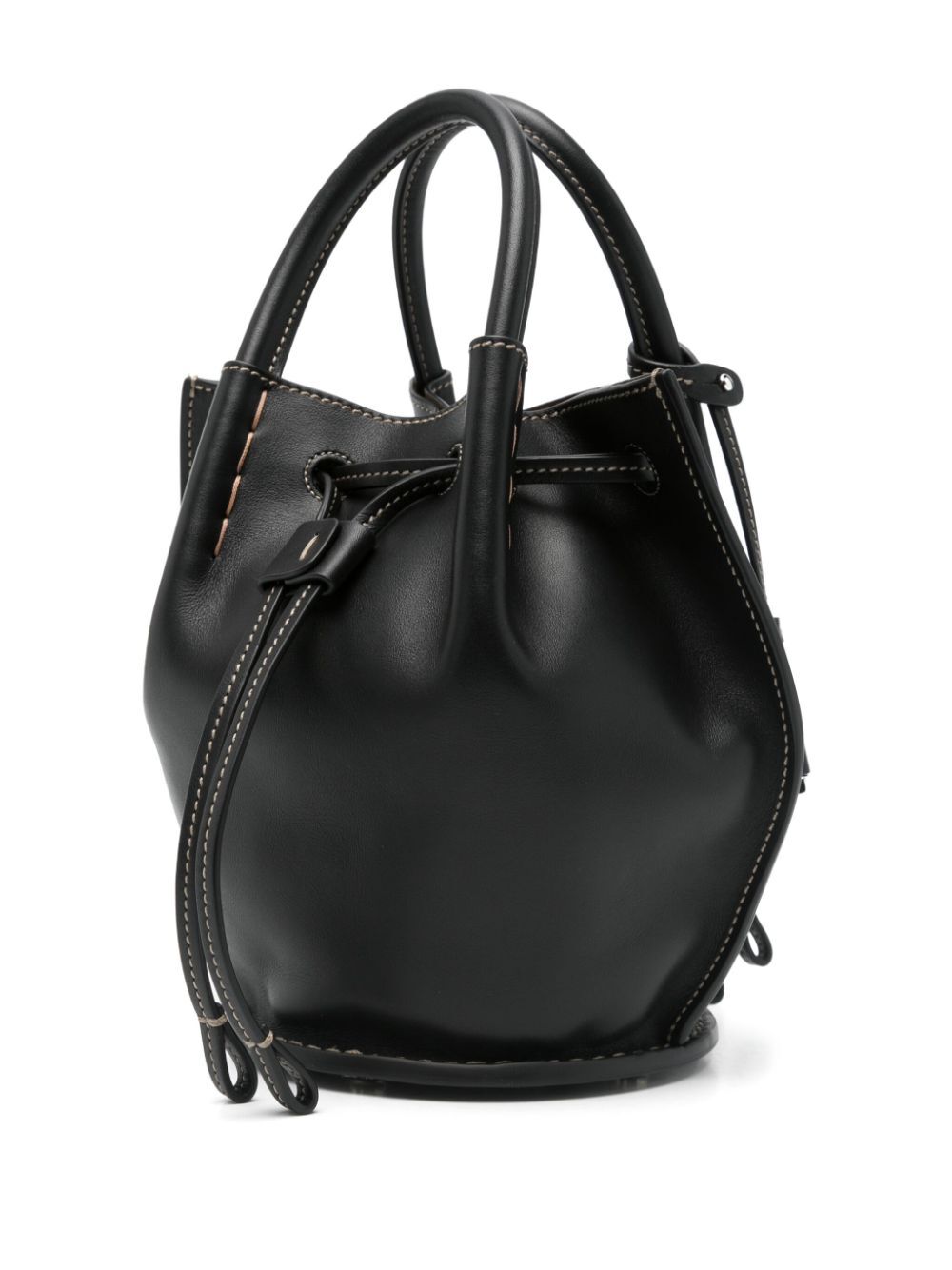 Tod's Women Logo-Charm Leather Mini Bucket Bag TOD'S