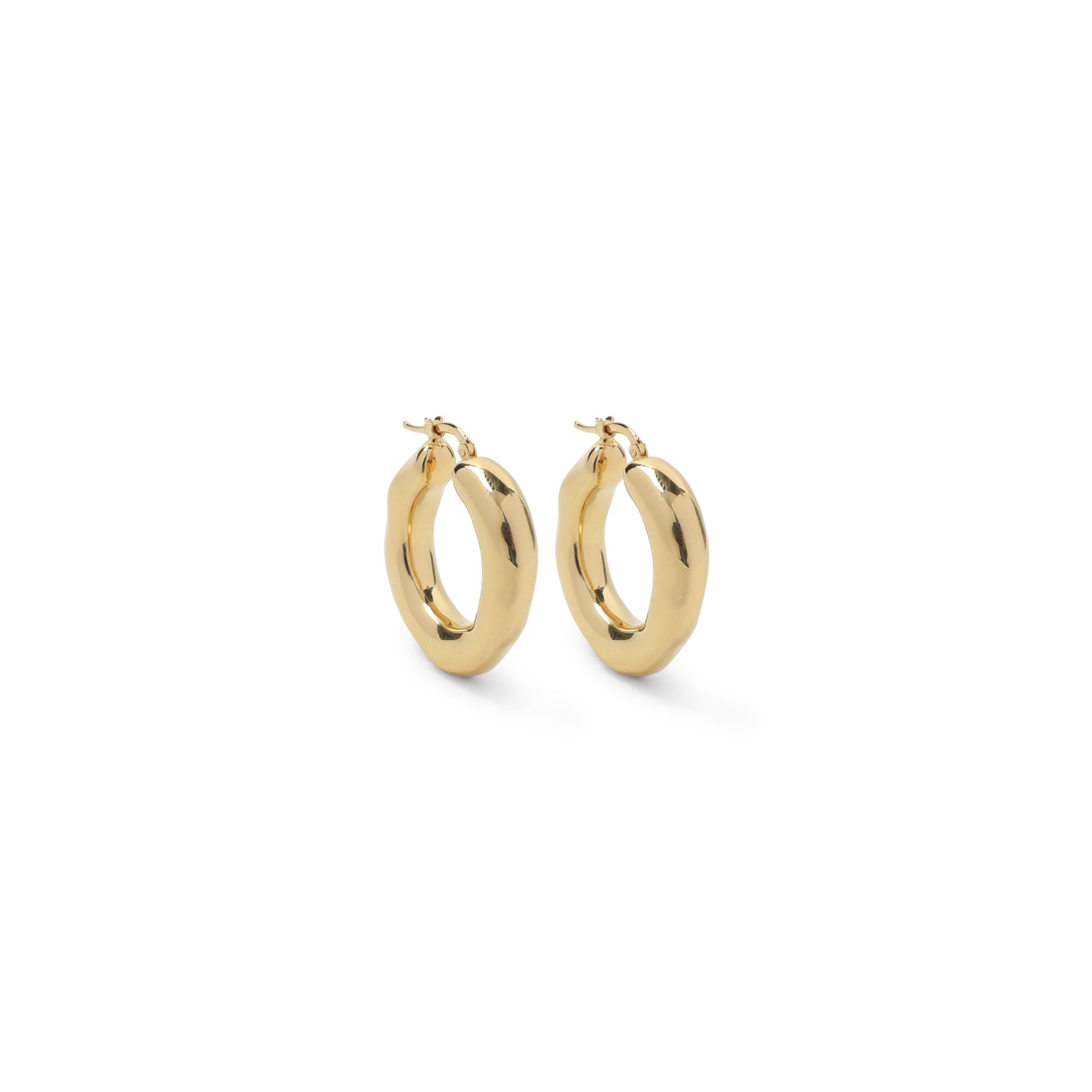 Jil Sander Brass Earrings Women JIL SANDER