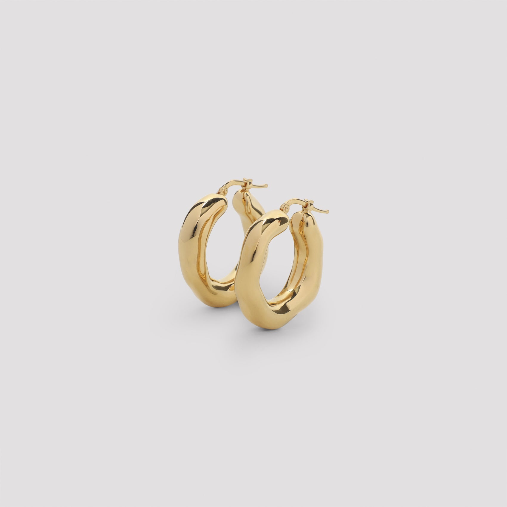 Jil Sander Brass Earrings Women JIL SANDER