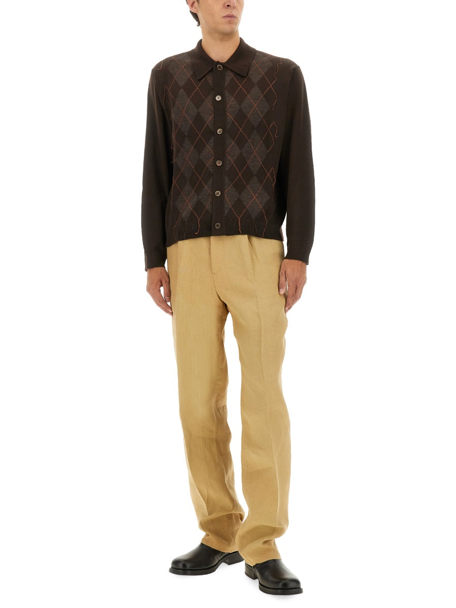 Our Legacy Men Polo Shirt "Pub Argyle" OUR LEGACY