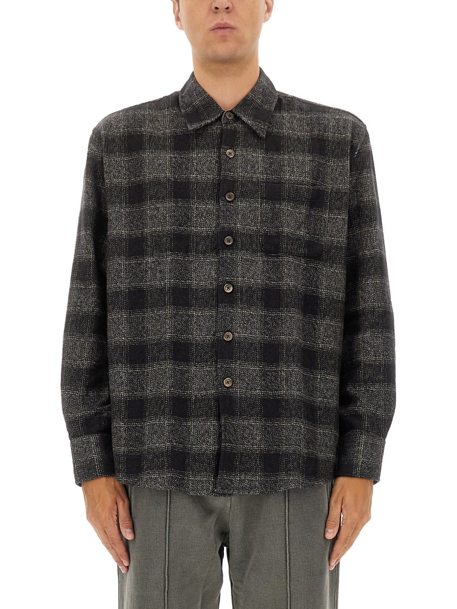Our Legacy Men Plaid Shirt OUR LEGACY