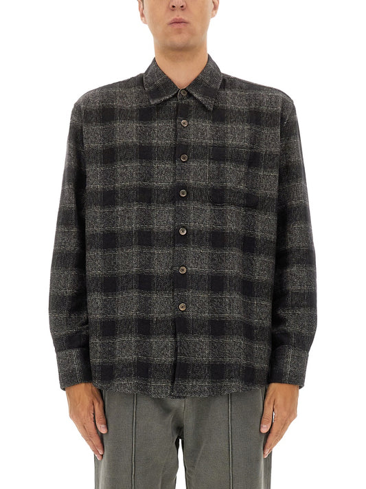 Our Legacy Men Plaid Shirt OUR LEGACY