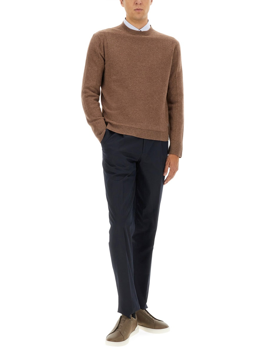 Zegna Men Wool And Cashmere Sweater ZEGNA