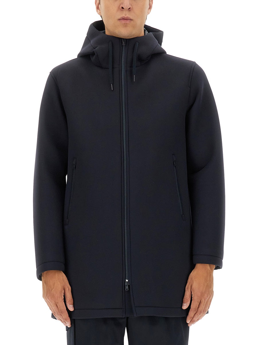 Herno Men Long Parka In Three Layers "Scuba" HERNO