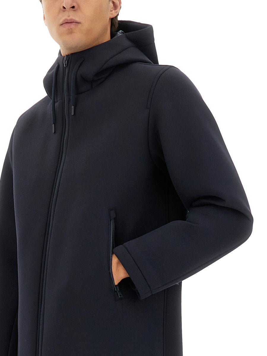 Herno Men Long Parka In Three Layers "Scuba" HERNO