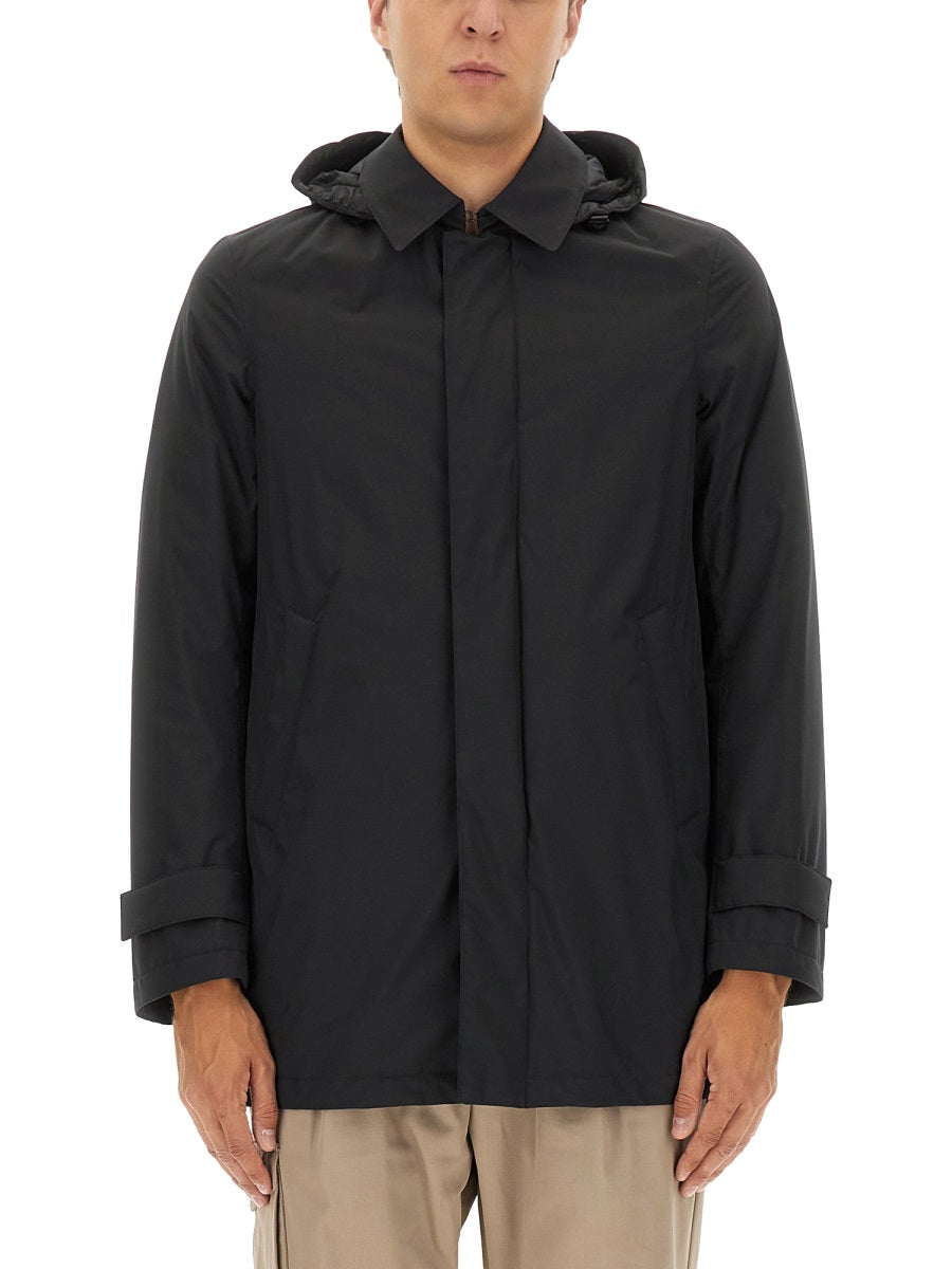 Herno Men Two-Layer "Windstopper" Long Parka HERNO