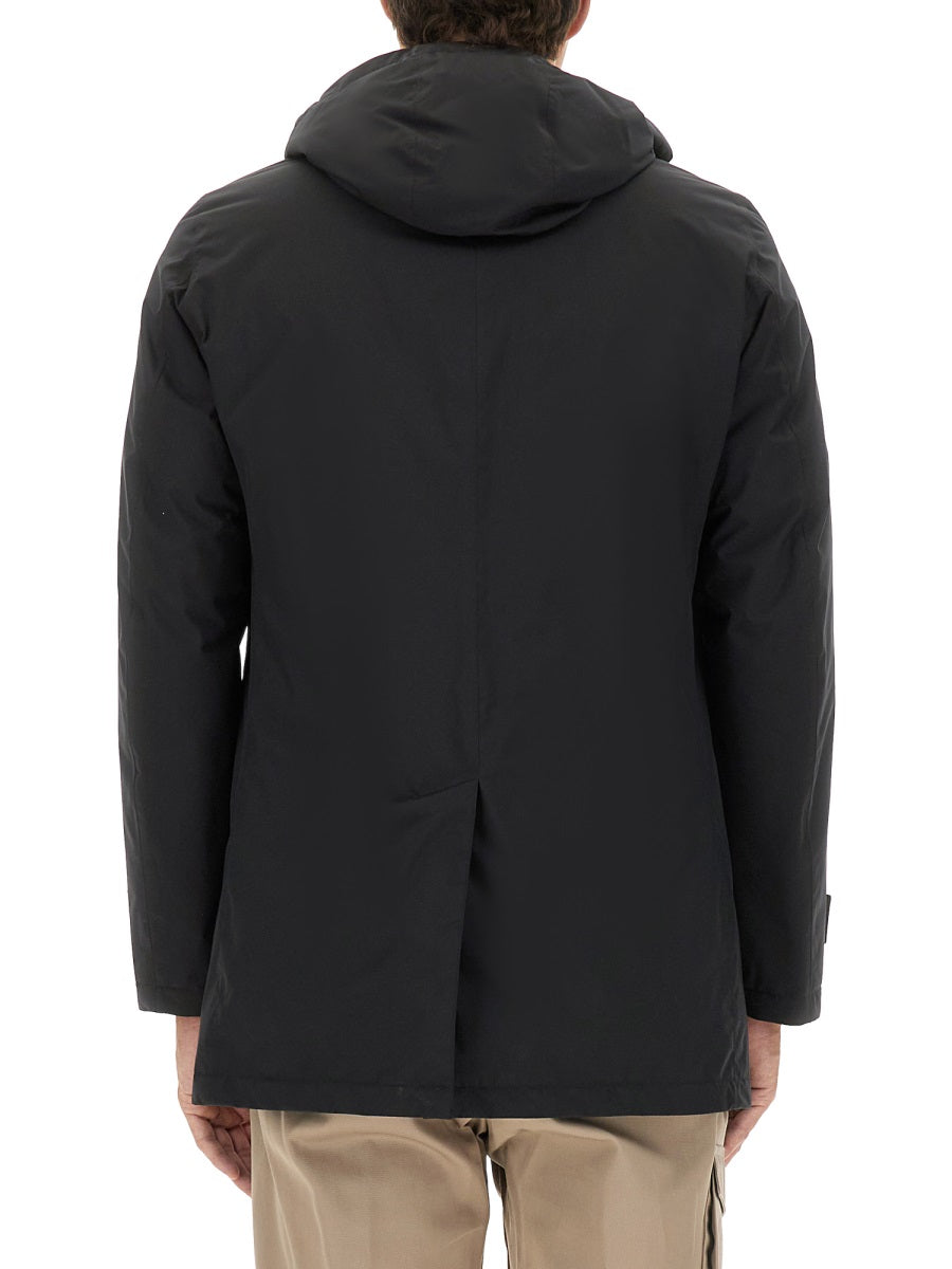 Herno Men Two-Layer "Windstopper" Long Parka HERNO
