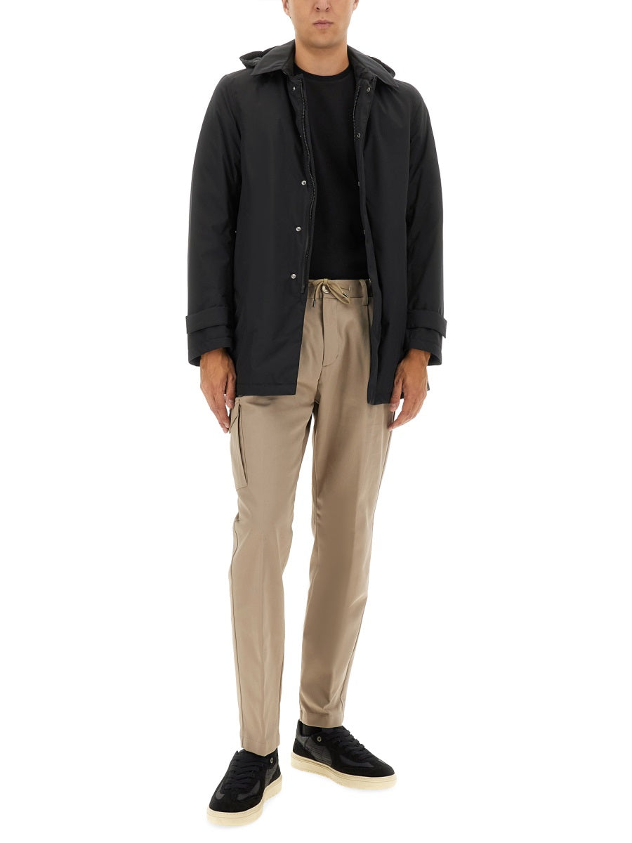 Herno Men Two-Layer "Windstopper" Long Parka HERNO