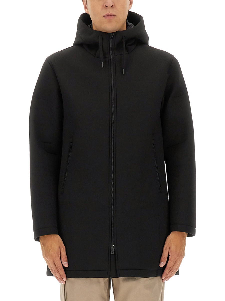 Herno Men Long Parka In Three Layers "Scuba" HERNO