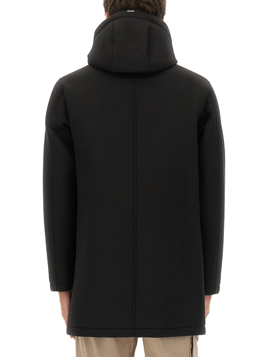 Herno Men Long Parka In Three Layers "Scuba" HERNO