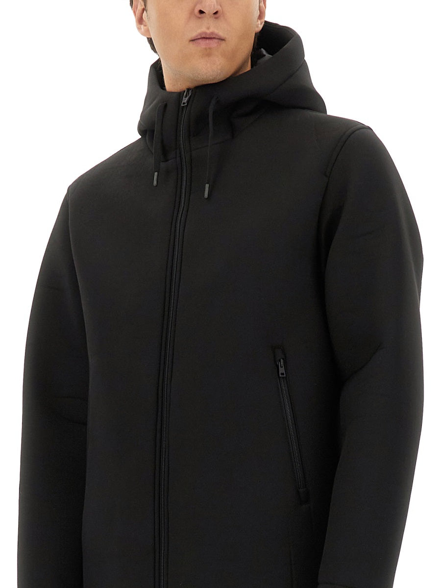 Herno Men Long Parka In Three Layers "Scuba" HERNO