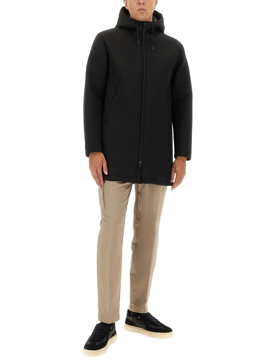 Herno Men Long Parka In Three Layers "Scuba" HERNO