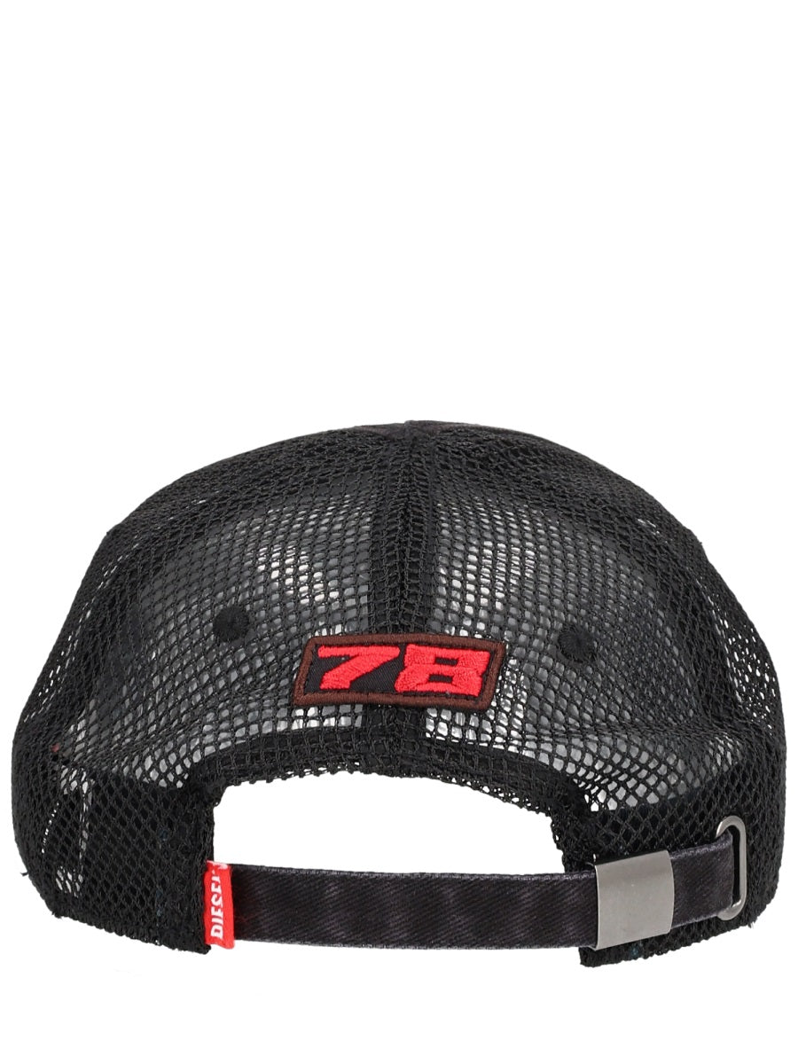 Diesel Men Baseball Hat With Logo DIESEL