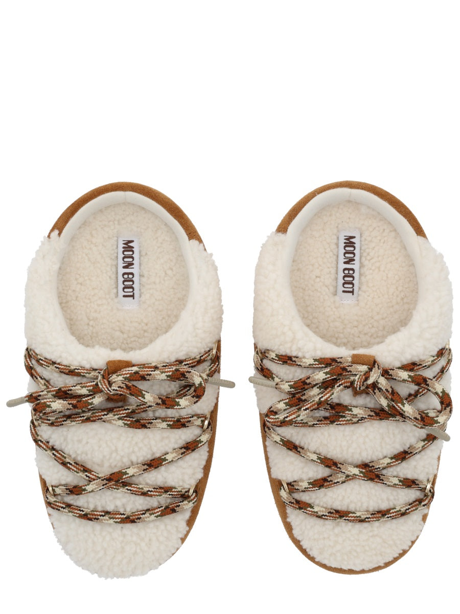 Moon Boot Unisex Shearling "Evx" Mules MOON BOOT