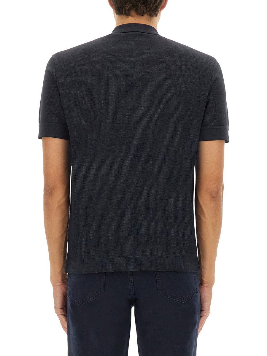 Zegna Men Cotton Blend Polo Shirt ZEGNA