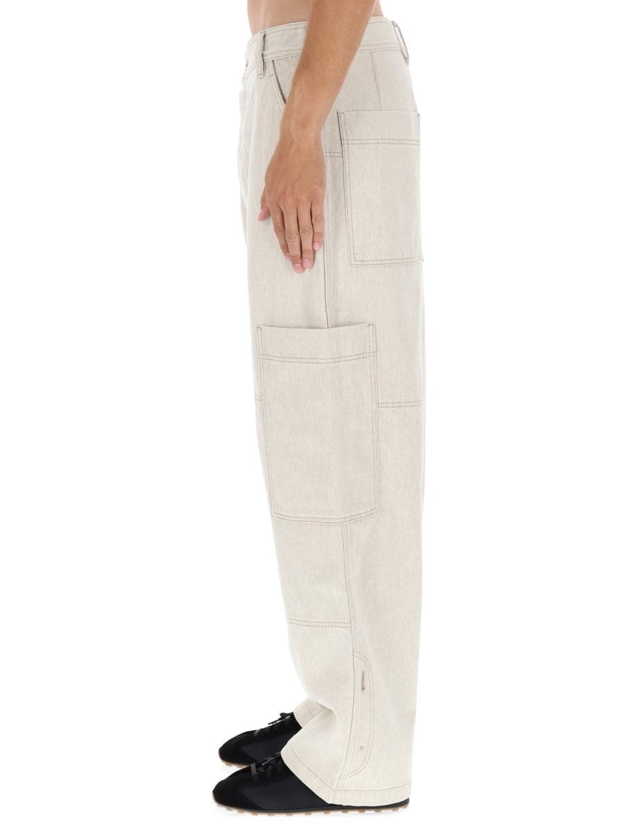 Jacquemus Men "Le Cargo De-Nimes Carré" Pants JACQUEMUS