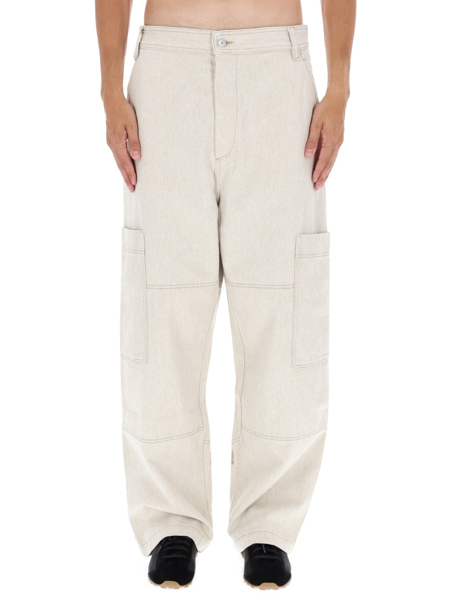 Jacquemus Men "Le Cargo De-Nimes Carré" Pants JACQUEMUS