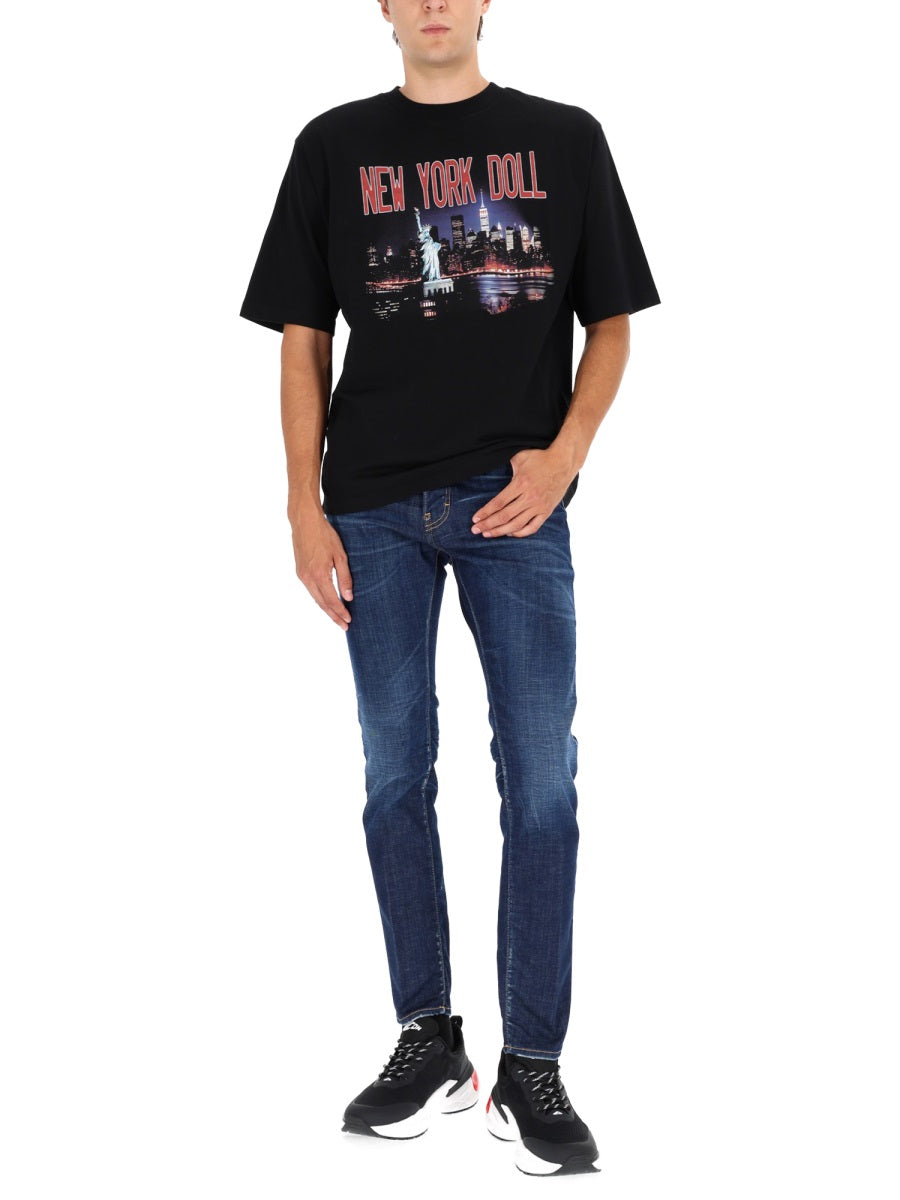 Dsquared Men Dsquared2 X Vaquera Print T-Shirt DSQUARED2
