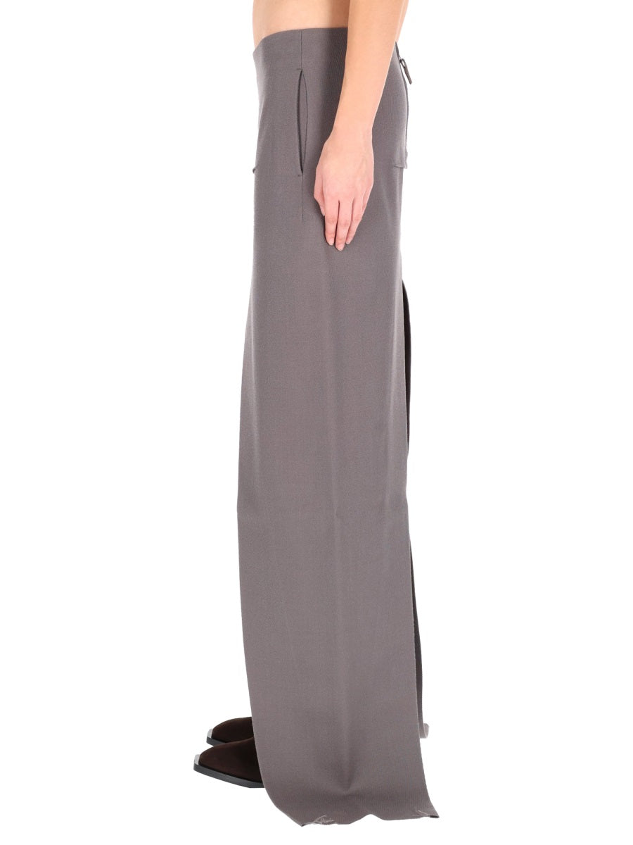 Rick Owens Women Long Skirt With Center Slits RICK OWENS