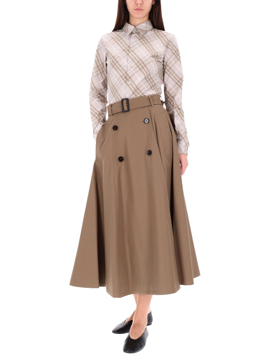 Burberry Women "Brenda" Midi Skirt BURBERRY