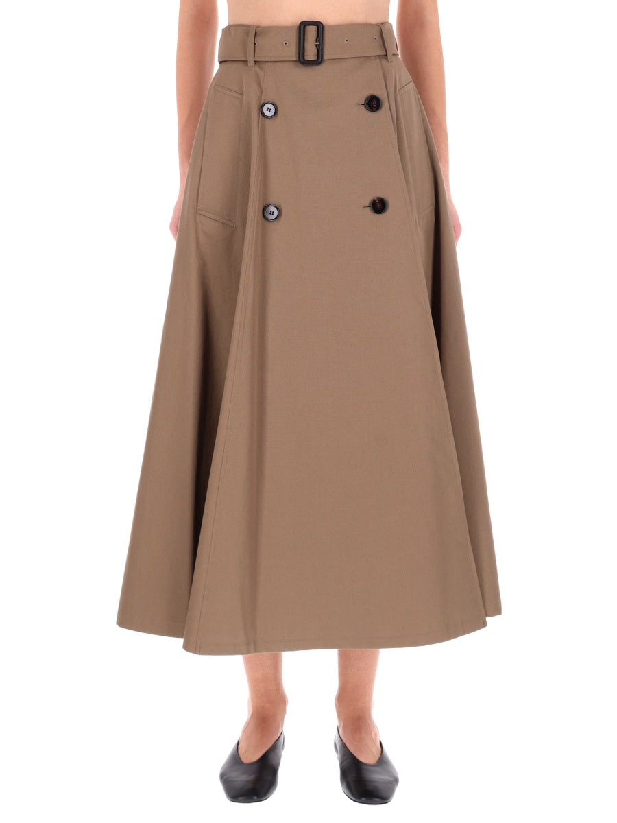 Burberry Women "Brenda" Midi Skirt BURBERRY