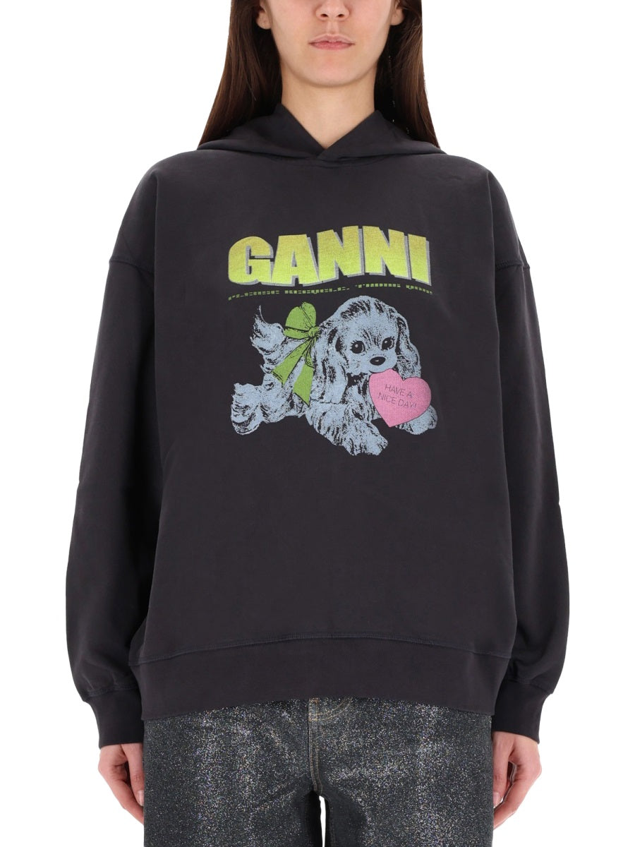 Ganni Women "Puppy" Sweatshirt GANNI
