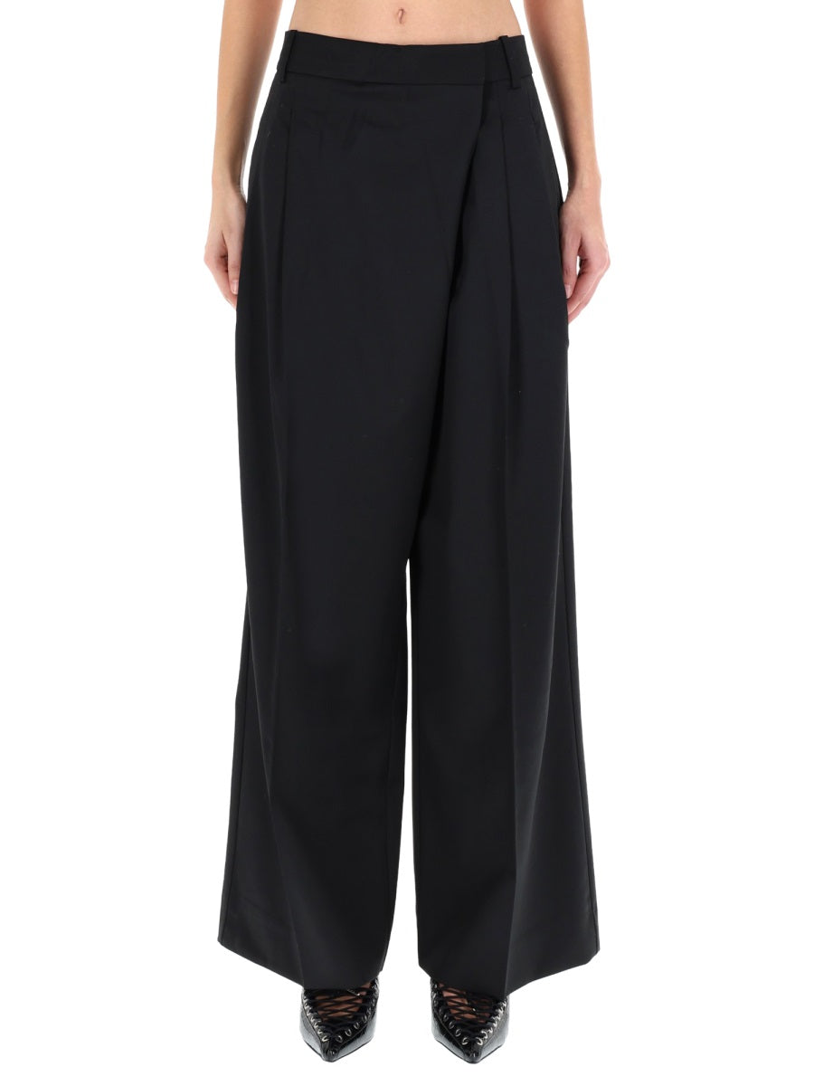 Ganni Women "Cross-Over" Pants GANNI