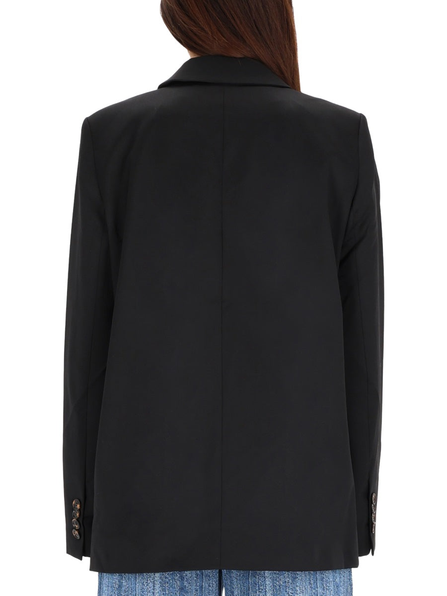 Ganni Women Double-Breasted Wool Jacket